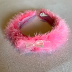 Fluffy Pink Headband for Kids NWOT